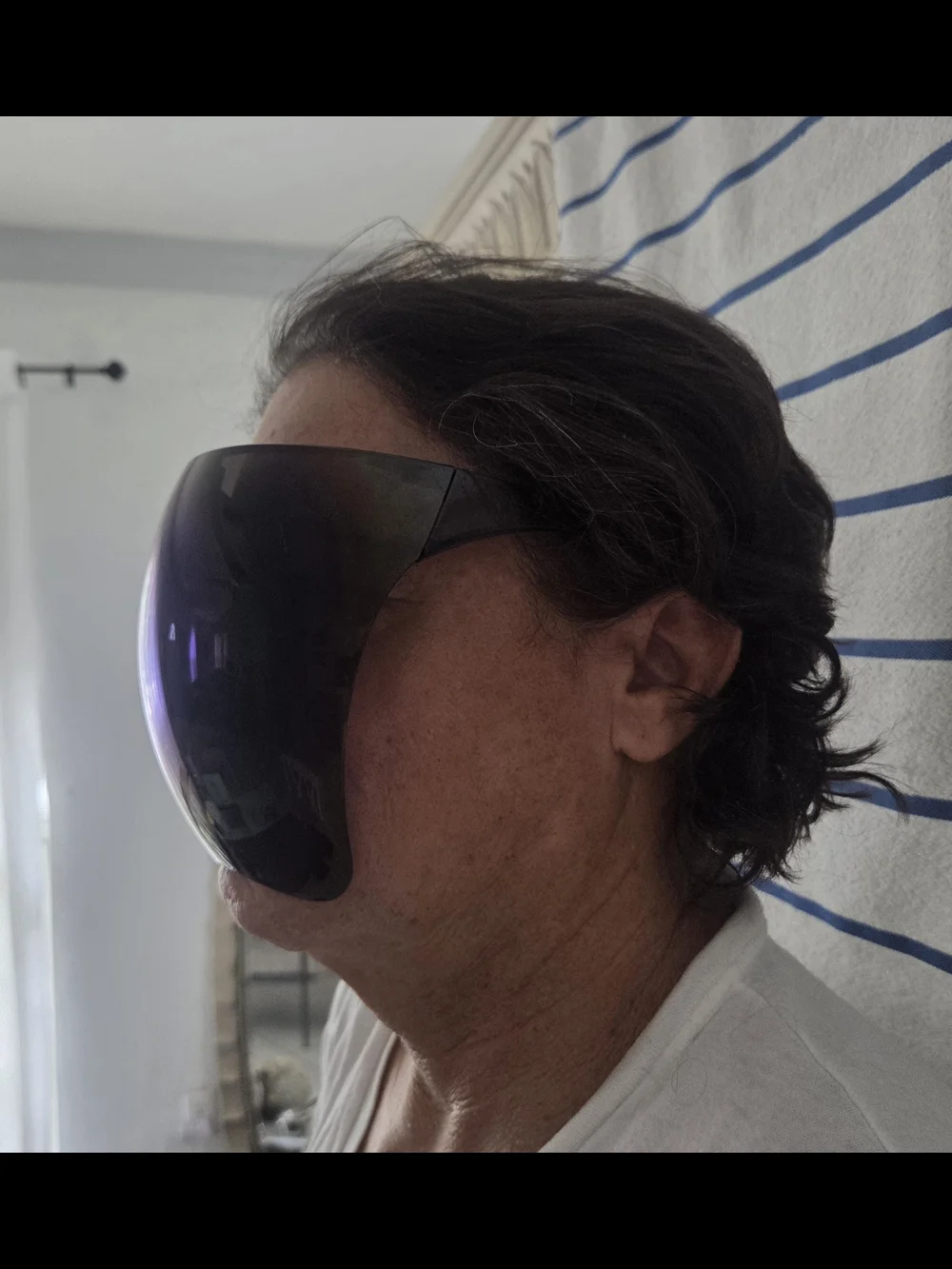 Mirrored Visor Lens - Deep Purple / Blue Tint